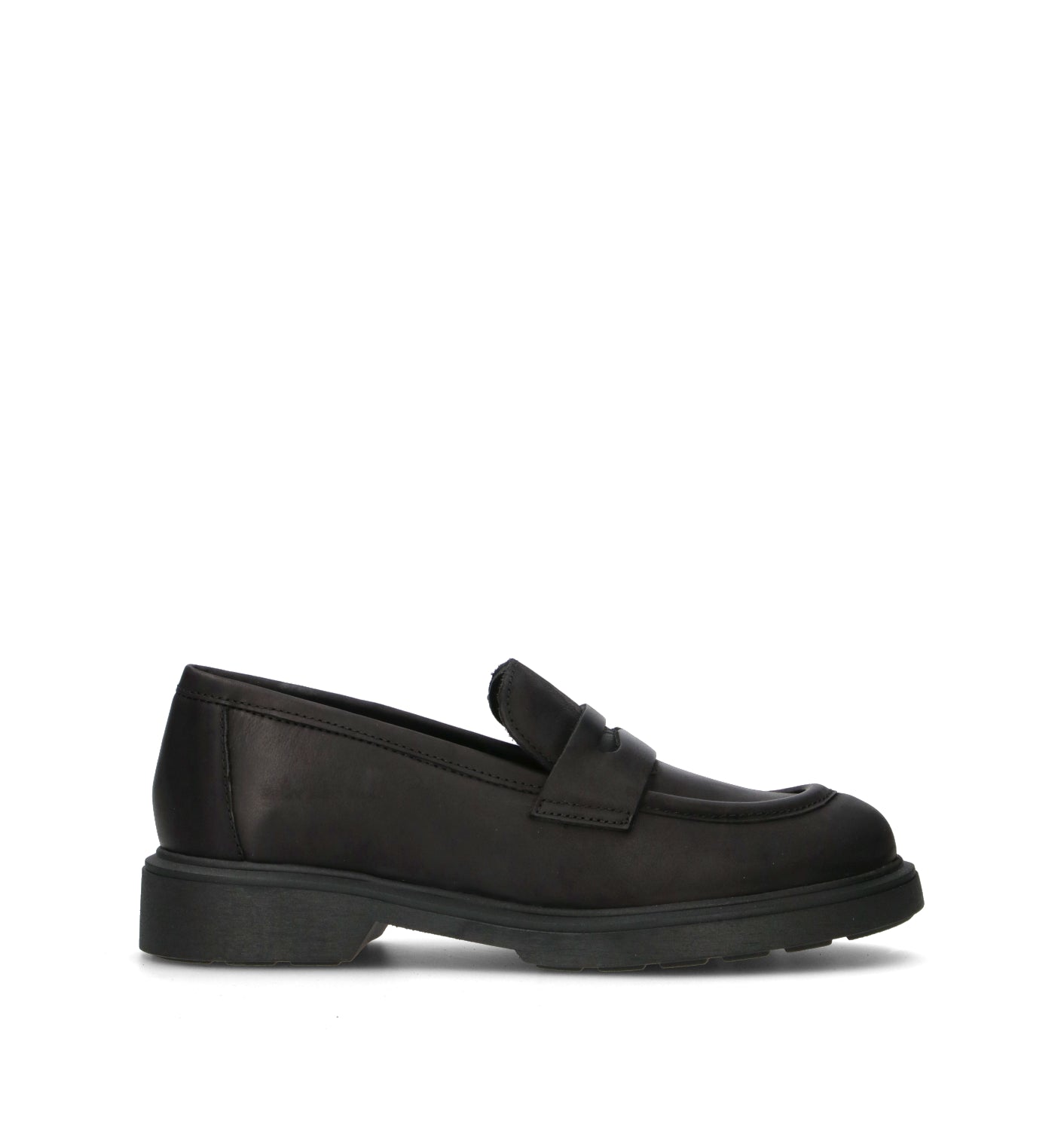 ROSA E ROSA Mocassino donna nero in pelle