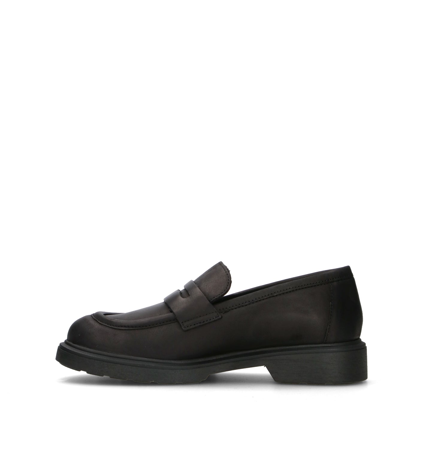 ROSA E ROSA Mocassino donna nero in pelle