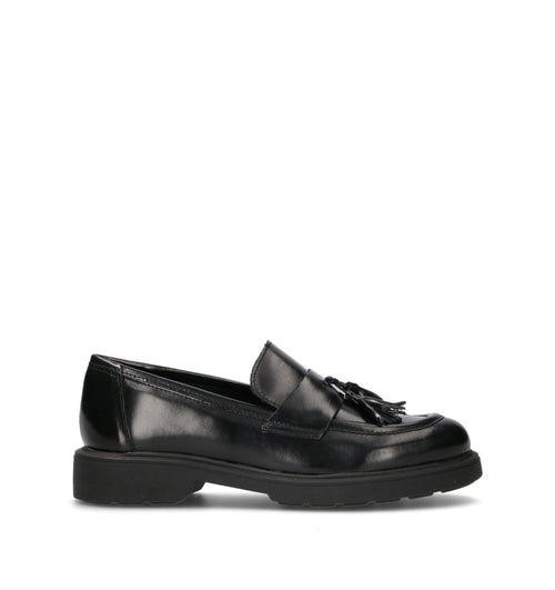 VARIOPINTO Mocassino donna nero in pelle
