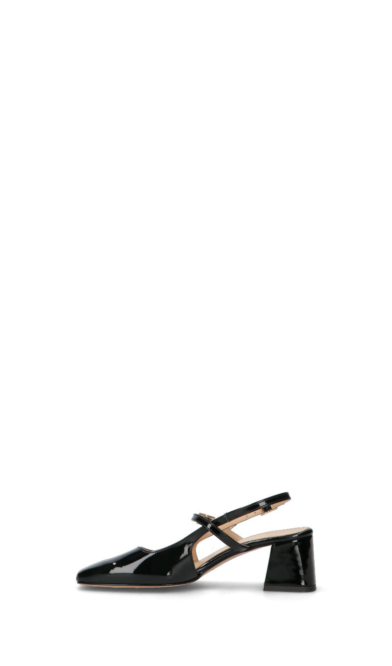 REBECCA VAN DIK Slingback donna nera