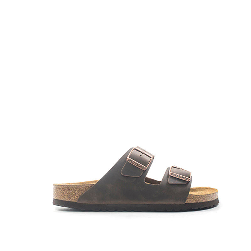 BIRKENSTOCK ARIZONA Ciabatta uomo marrone in pelle