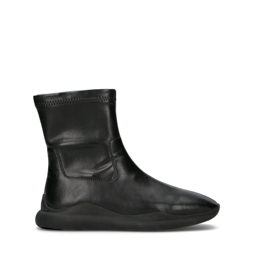 EMANUELLE VEE Tronchetto donna nero in pelle