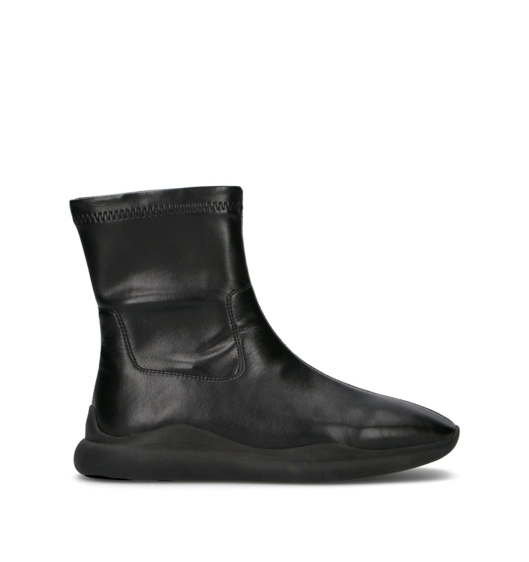 EMANUELLE VEE Tronchetto donna nero in pelle