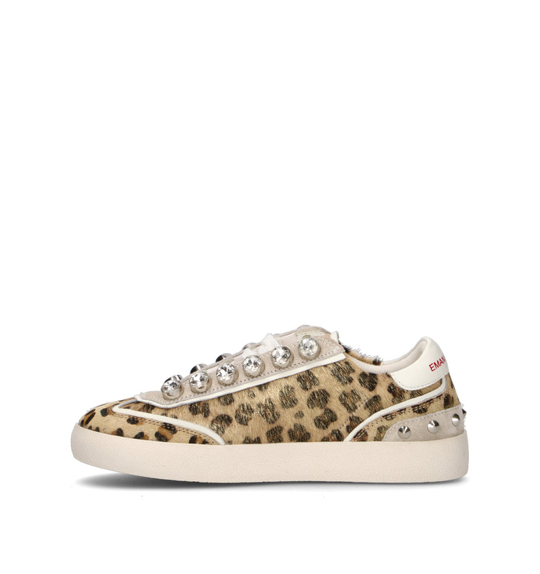 EMANUELLE VEE Sneaker donna maculata in cavallino