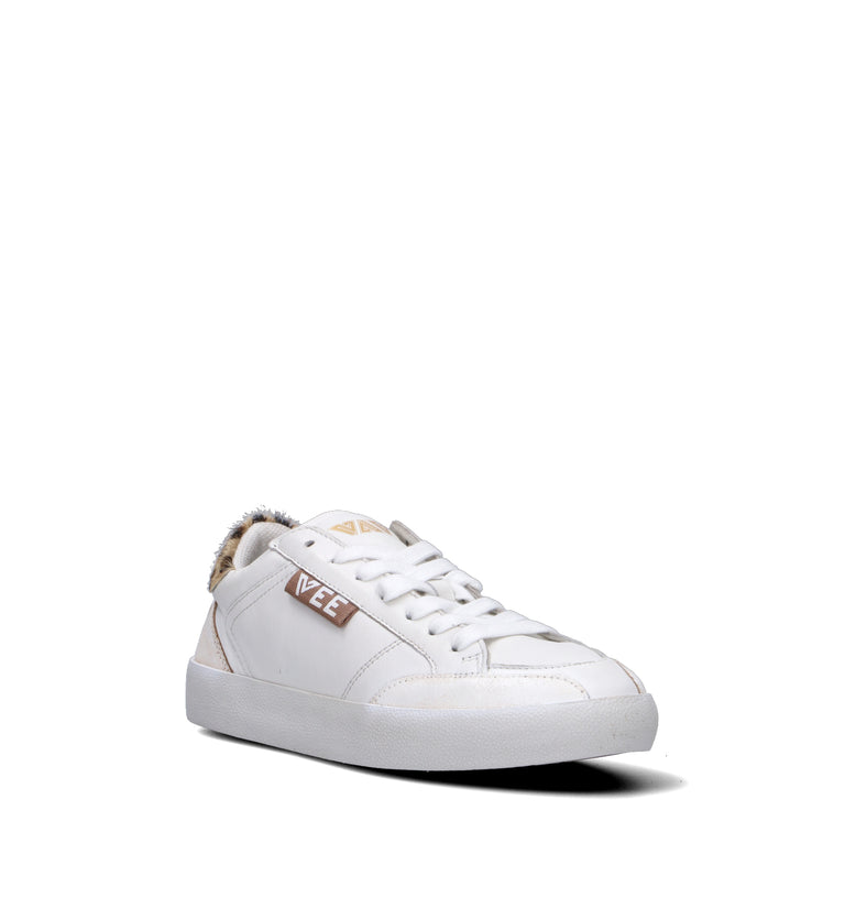 EMANUELLE VEE Sneaker donna bianca in pelle