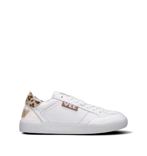 EMANUELLE VEE Sneaker donna bianca in pelle