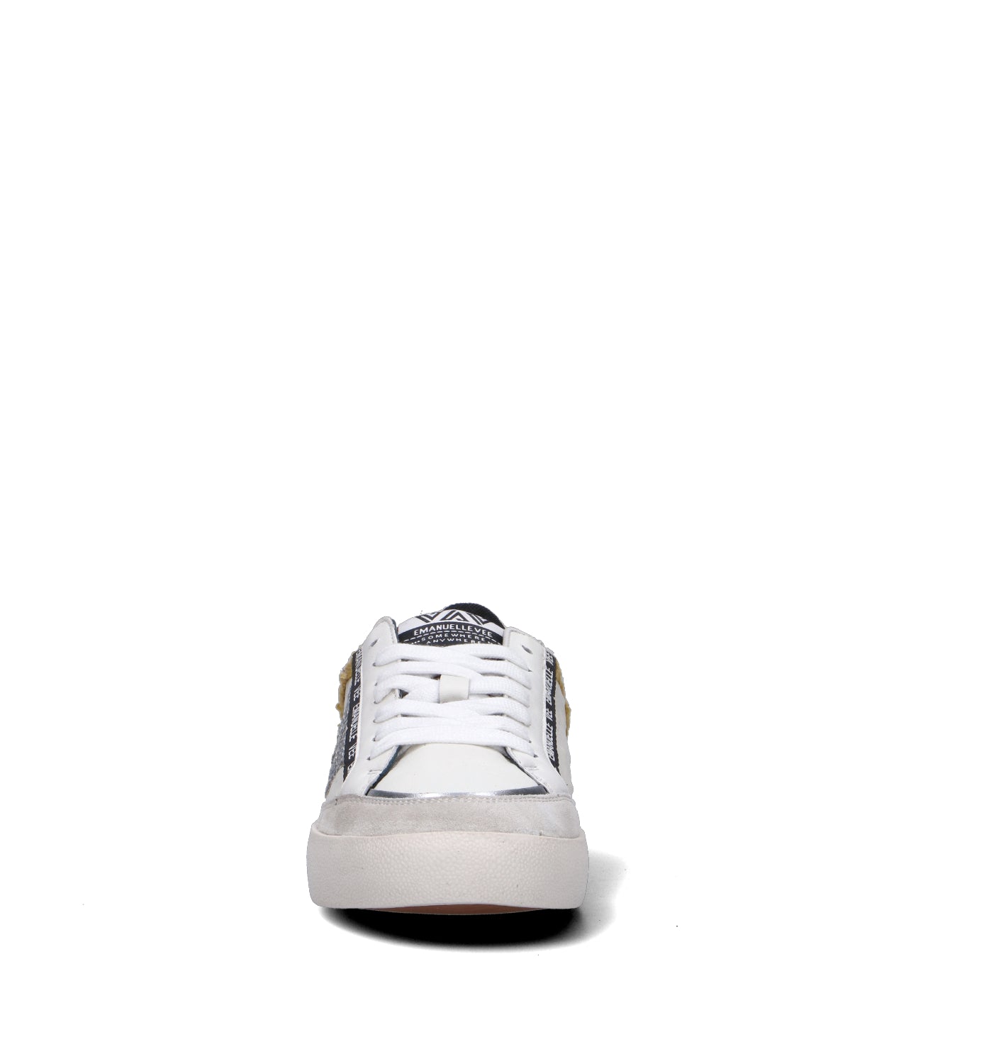 EMANUELLE VEE Sneaker donna bianca in pelle