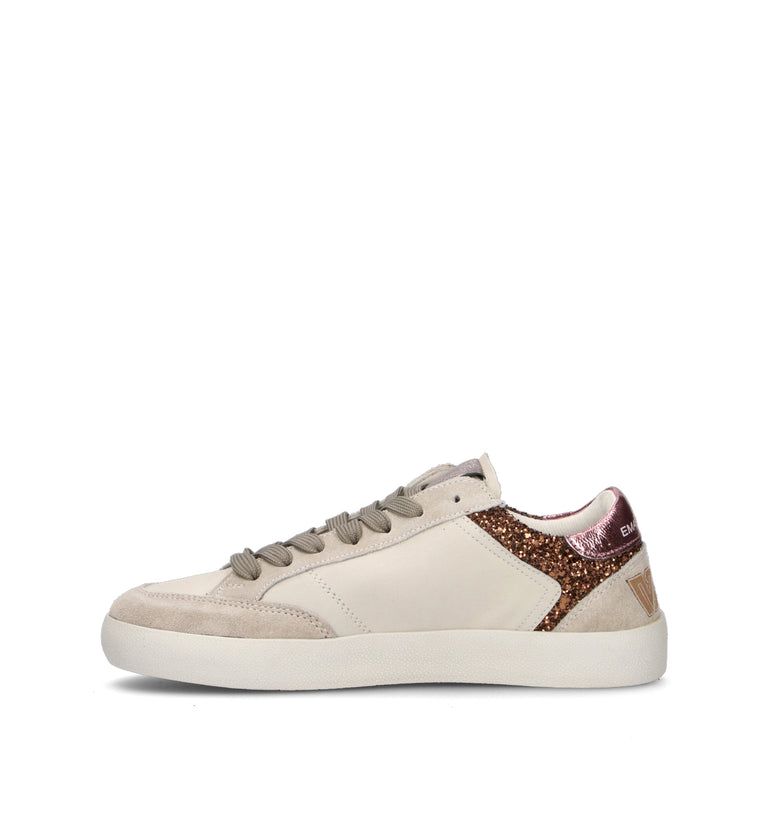 EMANUELLE VEE Sneaker donna bianca in pelle