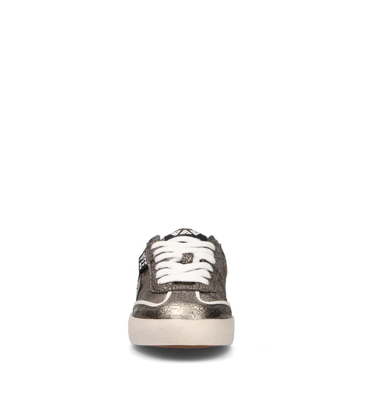 EMANUELLE VEE Sneaker donna peltro in pelle