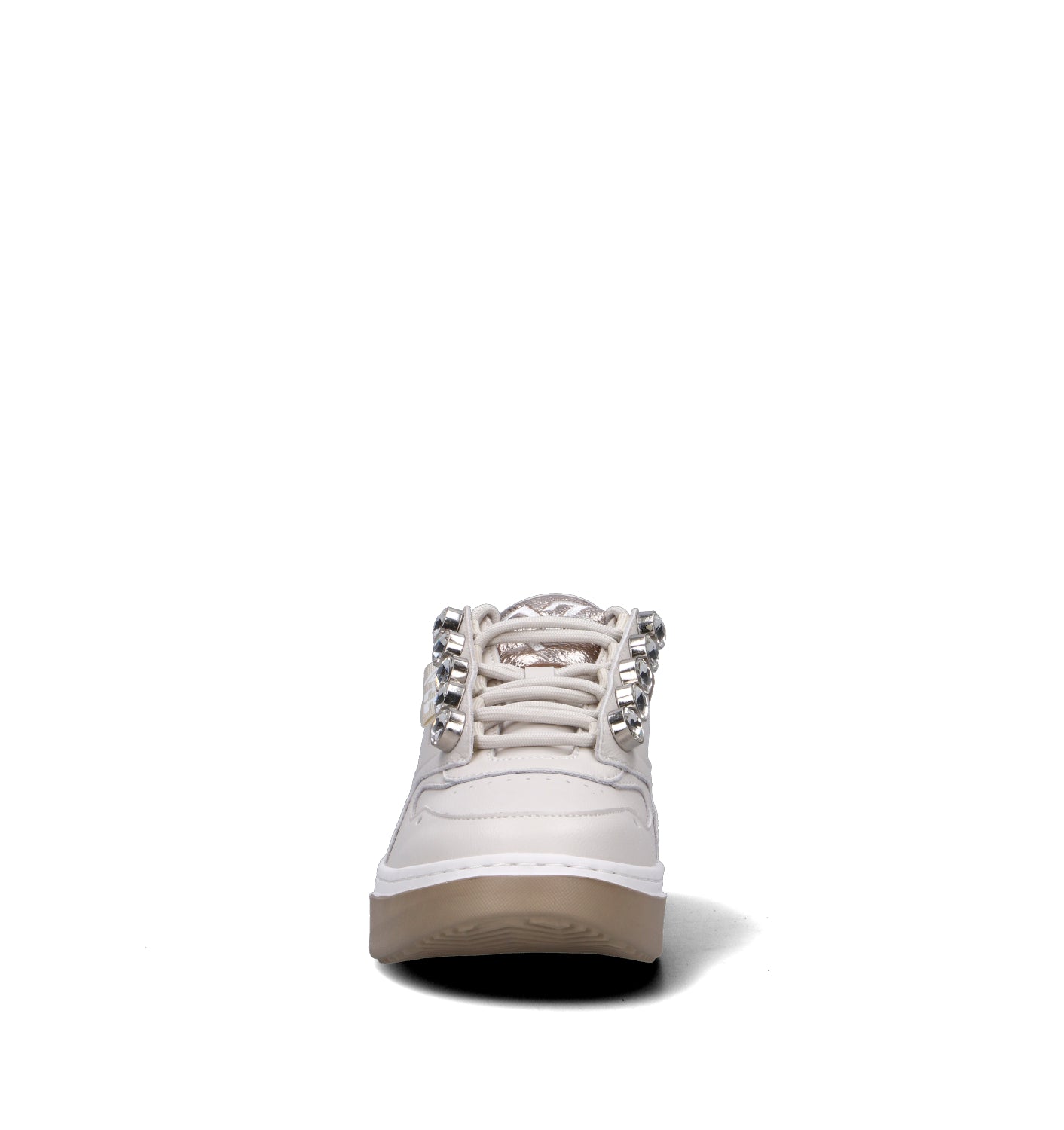 EMANUELLE VEE Sneaker donna bianca in pelle