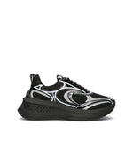 EMANUELLE VEE Sneaker donna nera in pelle