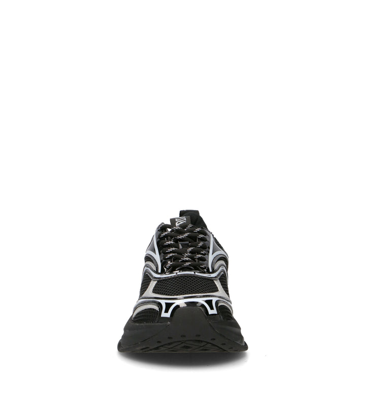 EMANUELLE VEE Sneaker donna nera in pelle