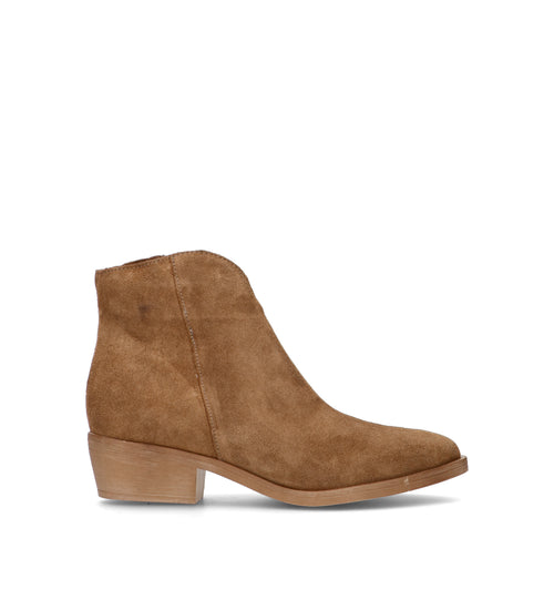 VARIOPINTO Tronchetto donna cuoio in suede