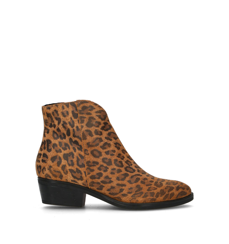 VARIOPINTO Tronchetto donna maculato in suede