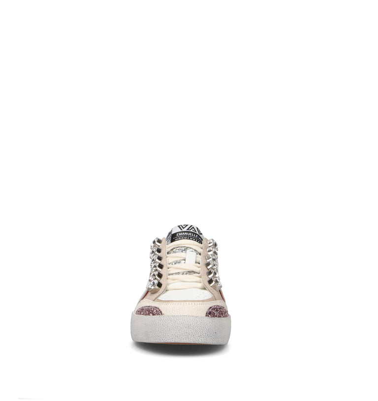 EMANUELLE VEE Sneaker donna bianca