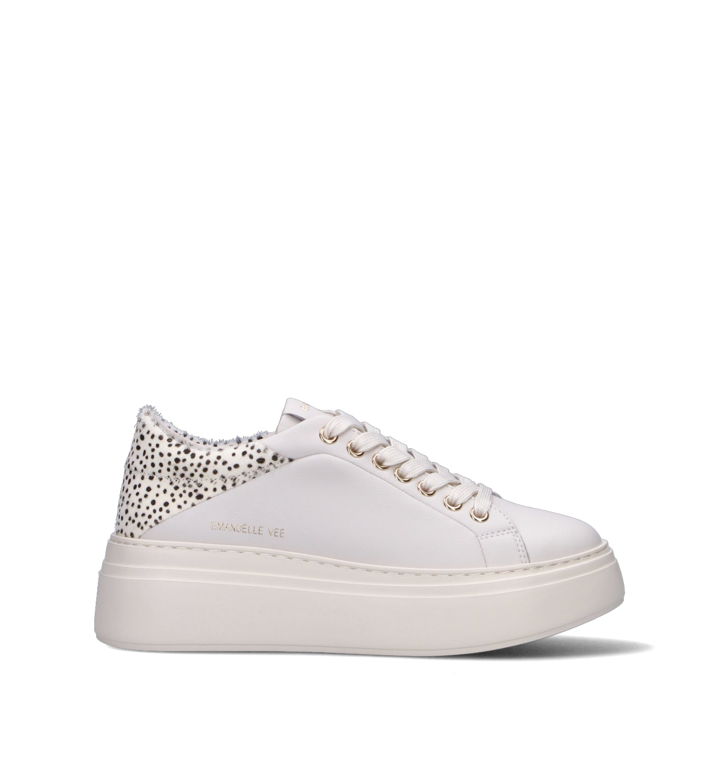 EMANUELLE VEE Sneaker donna bianca in pelle