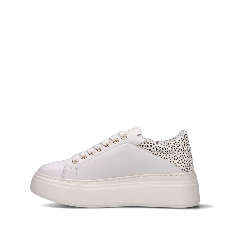EMANUELLE VEE Sneaker donna bianca in pelle