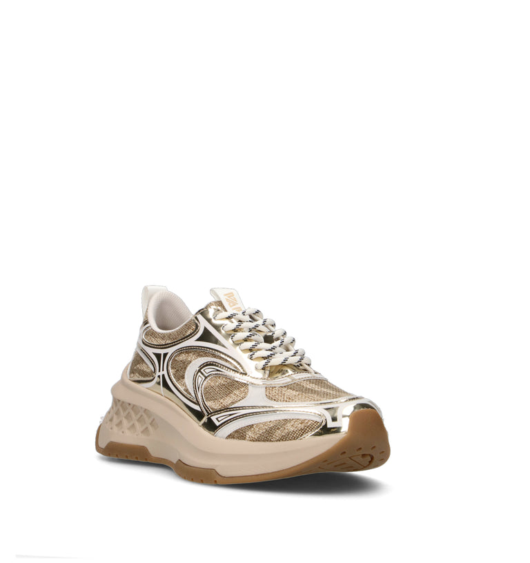 EMANUELLE VEE Sneaker donna oro