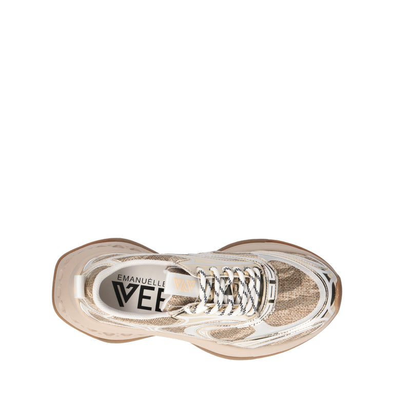 EMANUELLE VEE Sneaker donna oro