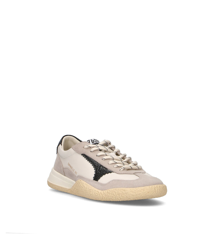 EMANUELLE VEE Sneaker donna bianca in pelle