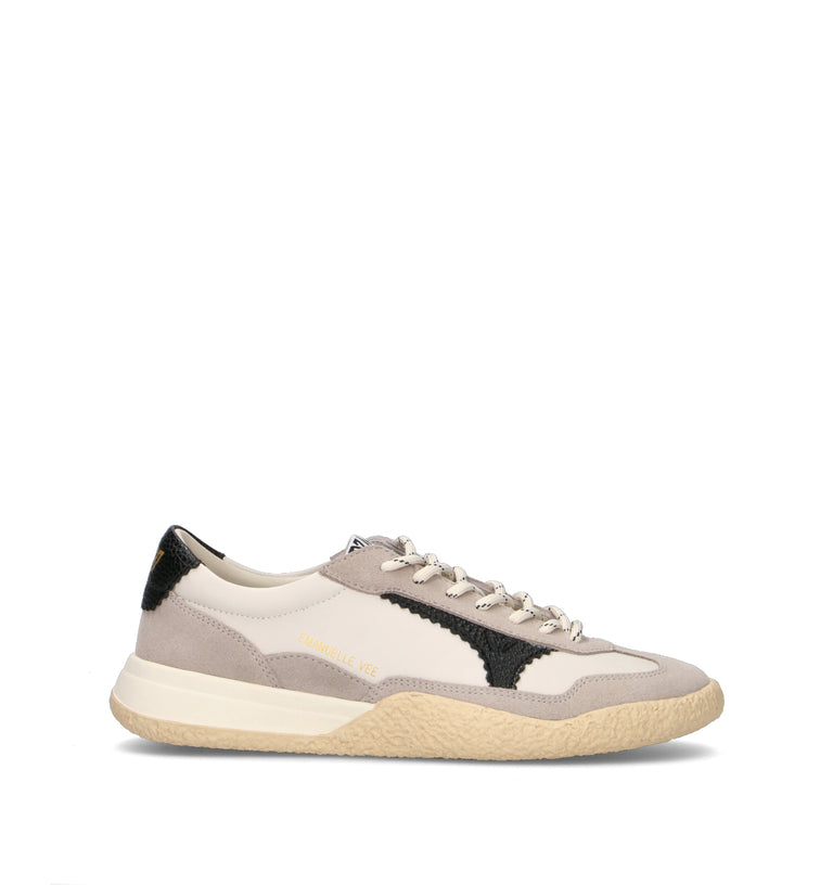 EMANUELLE VEE Sneaker donna bianca in pelle