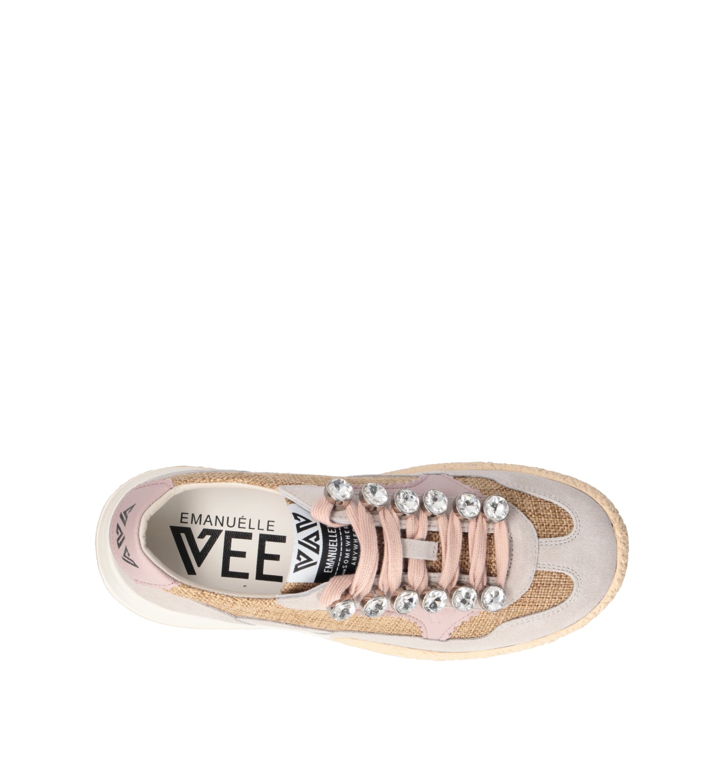 EMANUELLE VEE Sneaker donna beige