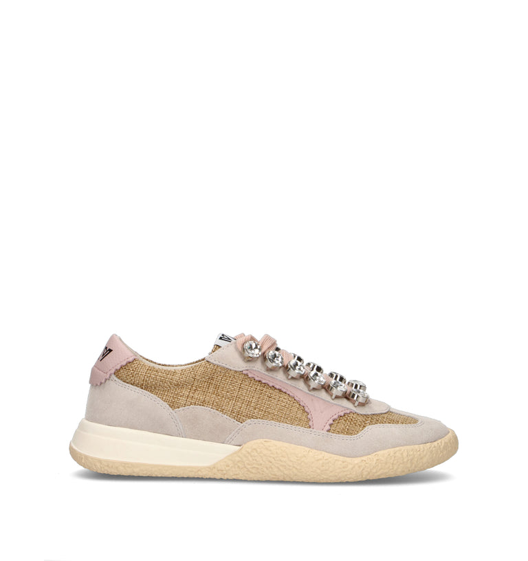 EMANUELLE VEE Sneaker donna beige