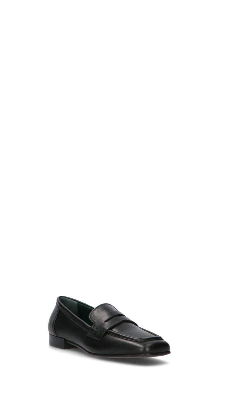 REBECCA VAN DIK Mocassino donna nero in pelle