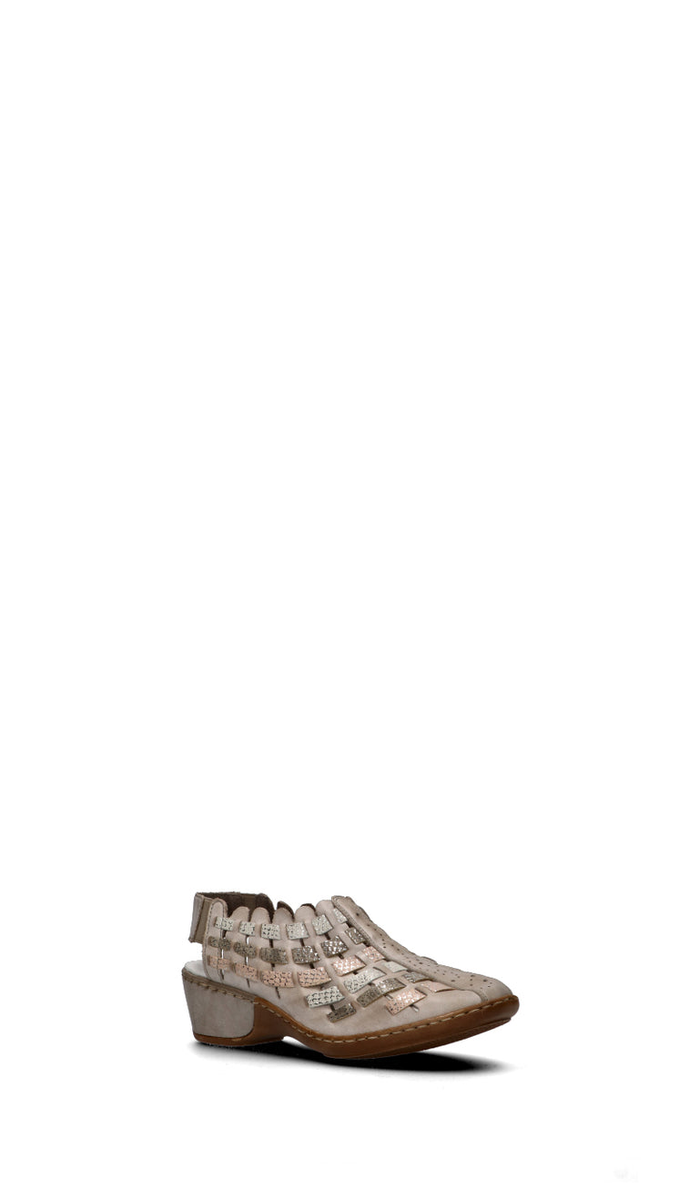 CAFèNOIR Sabot donna beige/metallo