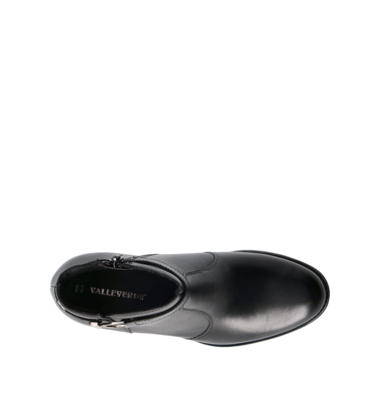 VALLEVERDE Tronchetto donna nero in pelle