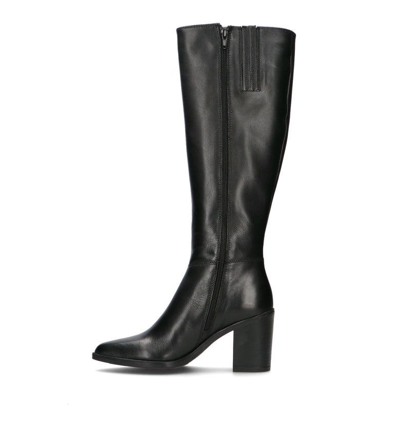 ROBERTA GINEPRI Stivale donna nero in pelle