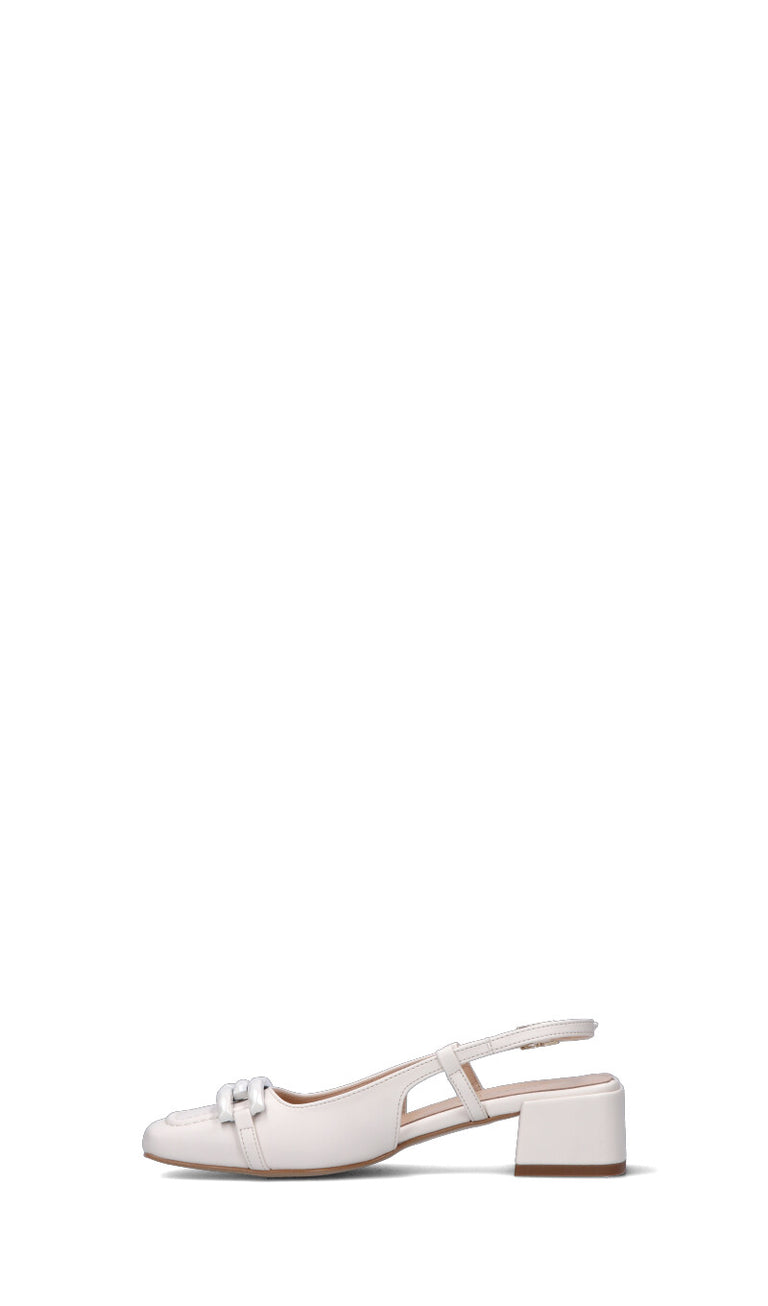REBECCA VAN DIK Slingback donna bianca