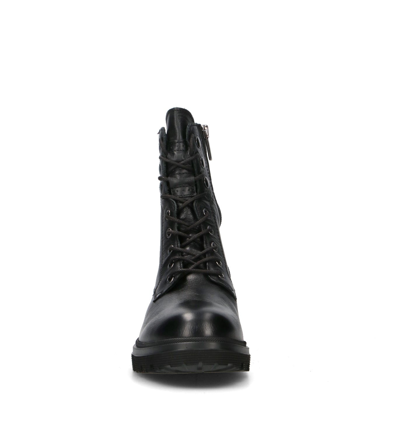 VALLEVERDE Anfibio donna nero in pelle