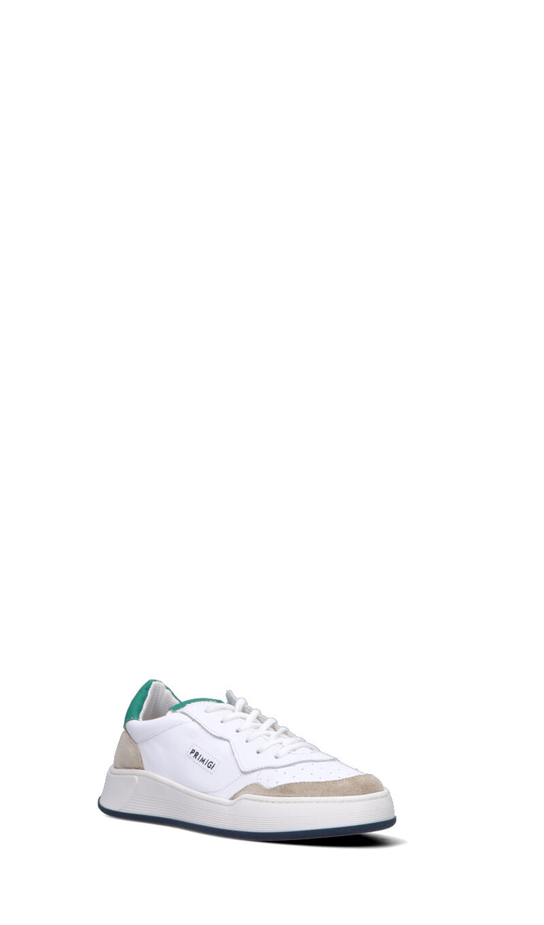 PRIMIGI Sneaker ragazzo bianca/verde in pelle