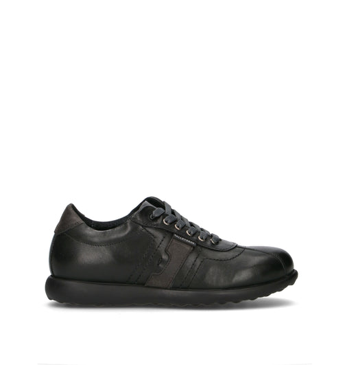 VALLEVERDE Sneaker uomo nera in pelle
