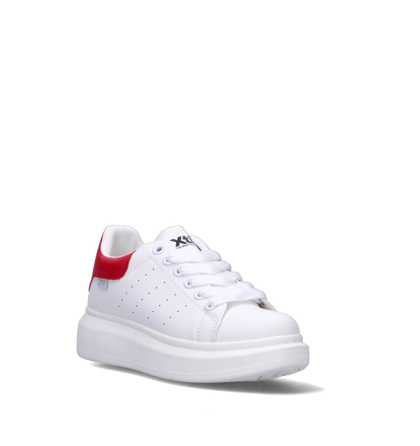 XTI FOOTWEAR Sneaker donna bianca/rossa
