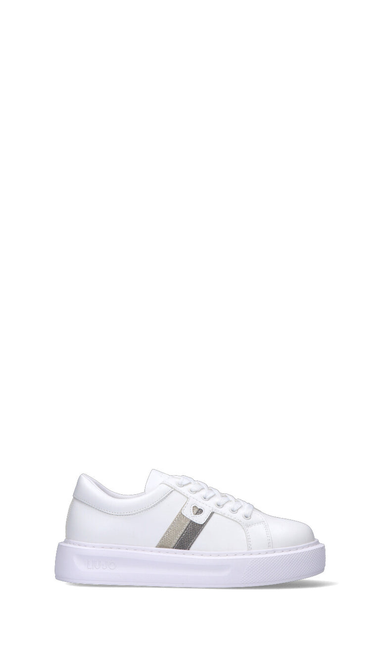 LIU JO Sneaker ragazza bianca/argento