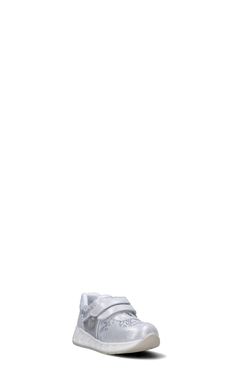 LIU JO Sneaker bimba argento in pelle