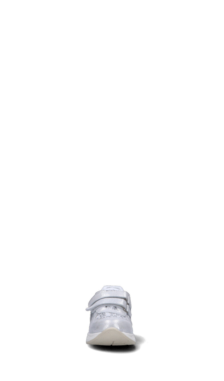 LIU JO Sneaker bimba argento in pelle