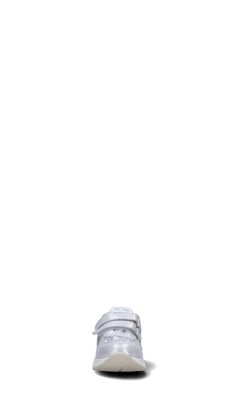 LIU JO Sneaker bimba argento in pelle