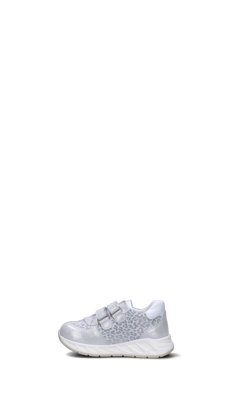 LIU JO Sneaker bimba argento in pelle