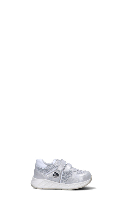 LIU JO Sneaker bimba argento in pelle