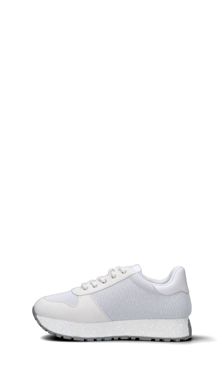 LIU JO Sneaker ragazza bianca/argento