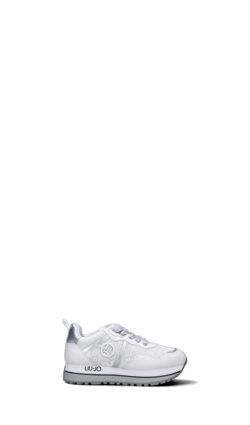 LIU JO Sneaker bimba bianca/argento
