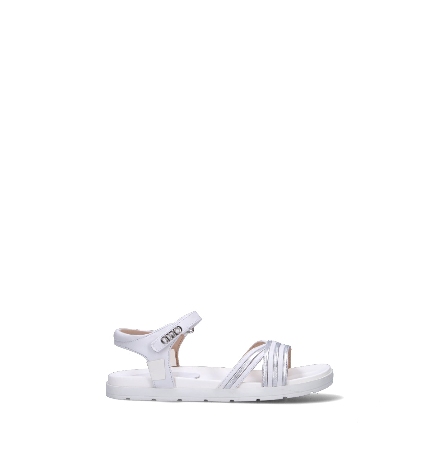 LIU JO Sandalo ragazza bianco/argento