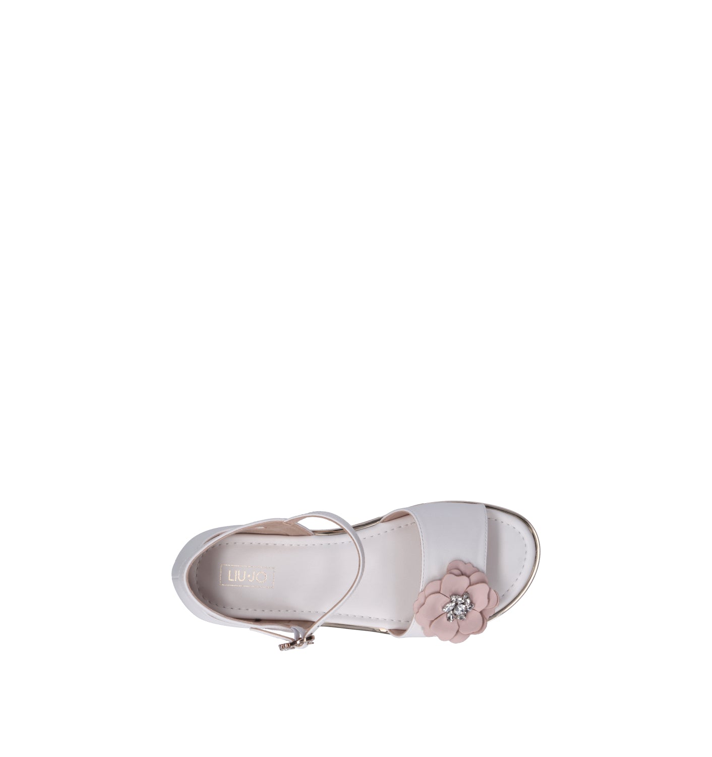 LIU JO Sandalo ragazza bianco/rosa