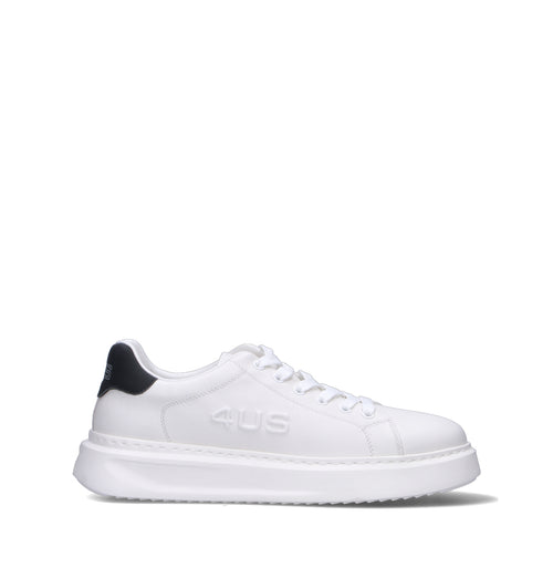 PACIOTTI 4US Sneaker uomo bianca in pelle