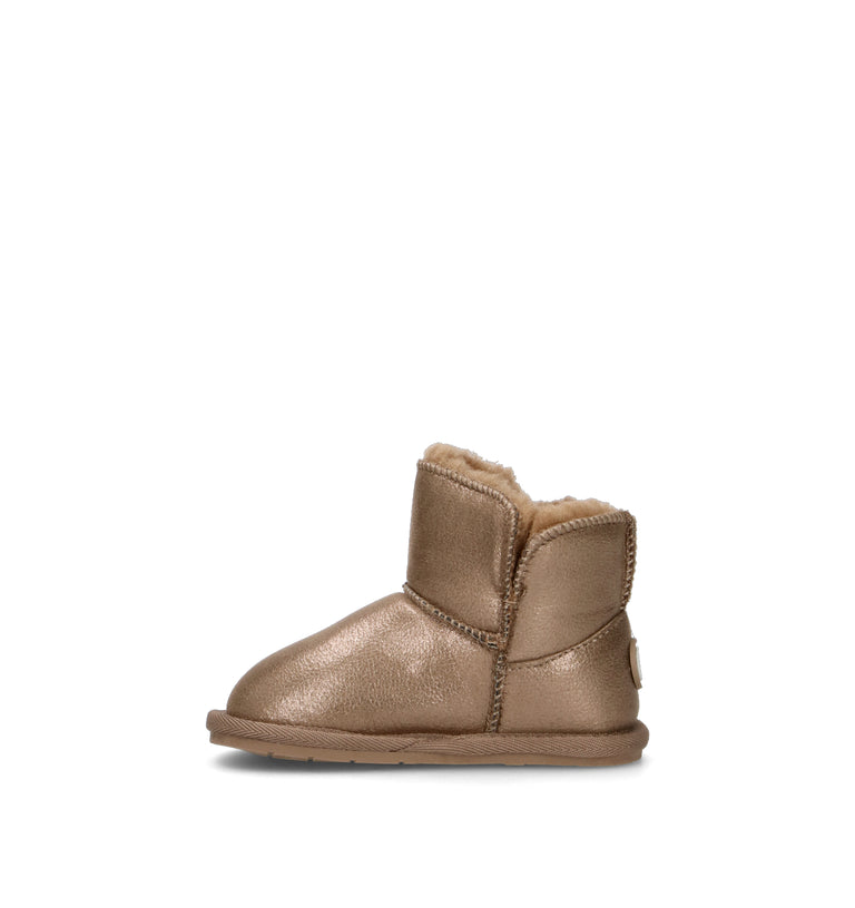 CONGUITOS Stivaletto pelo bimba taupe