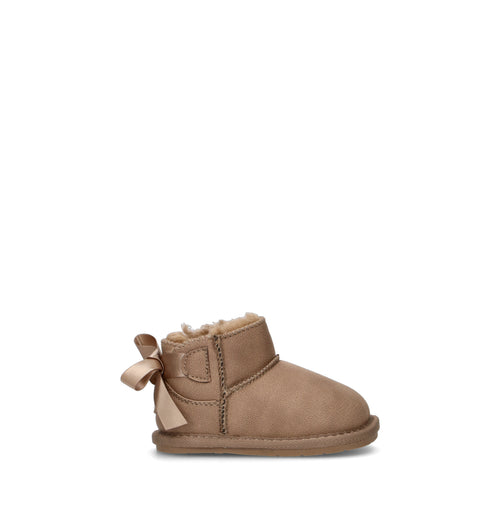 CONGUITOS Stivaletto pelo bimba taupe