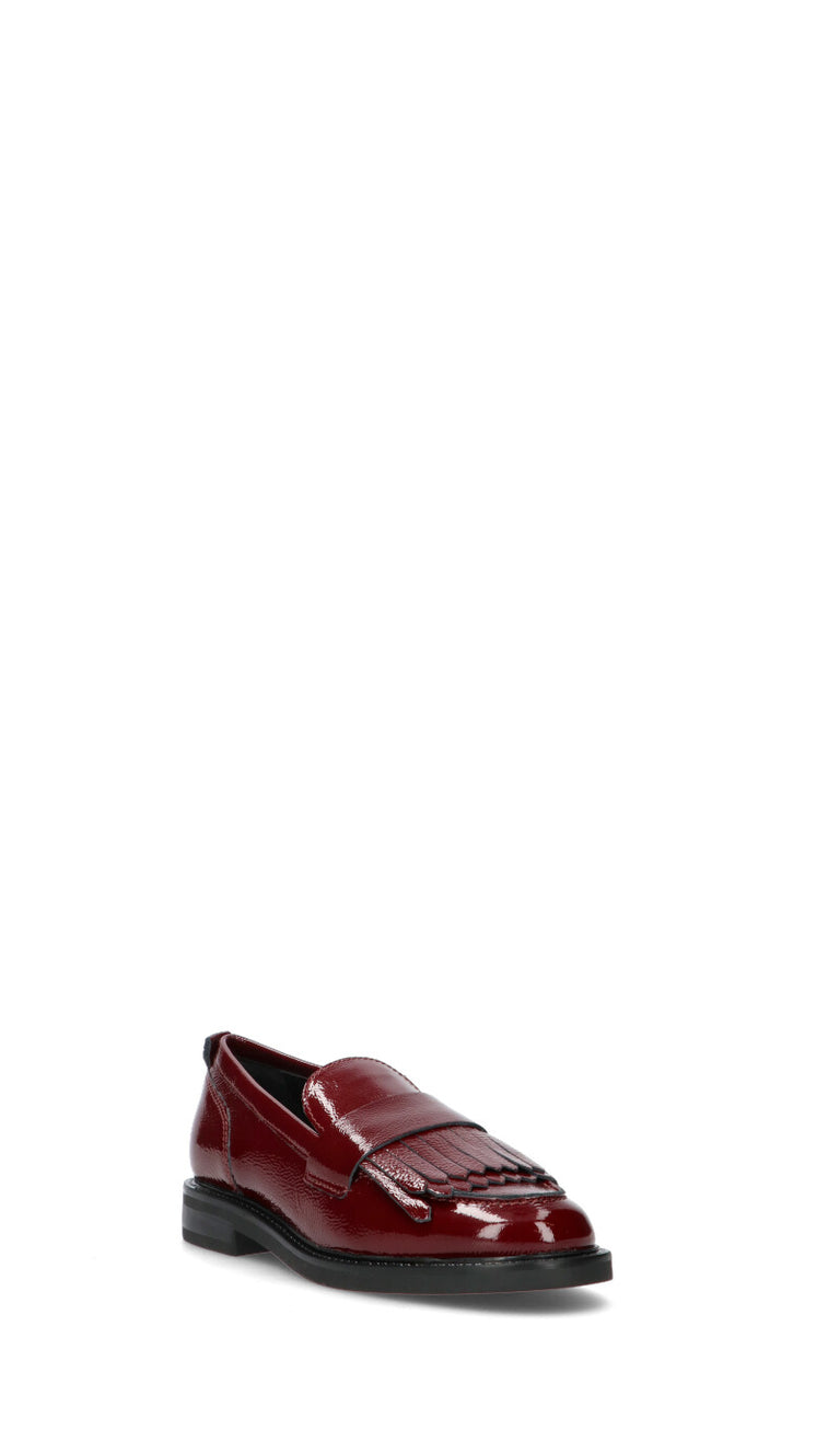 ROBERTA GINEPRI Mocassino donna bordeaux in pelle